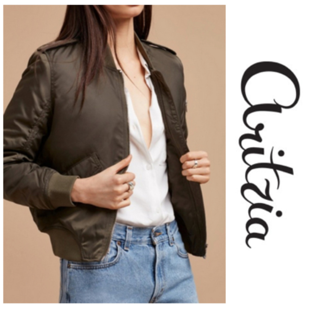 Aritzia Talula Whitby Bomber Quilted Jacket Coat
